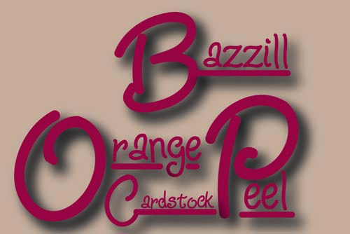 Bazzill Orange Peel Cardstock